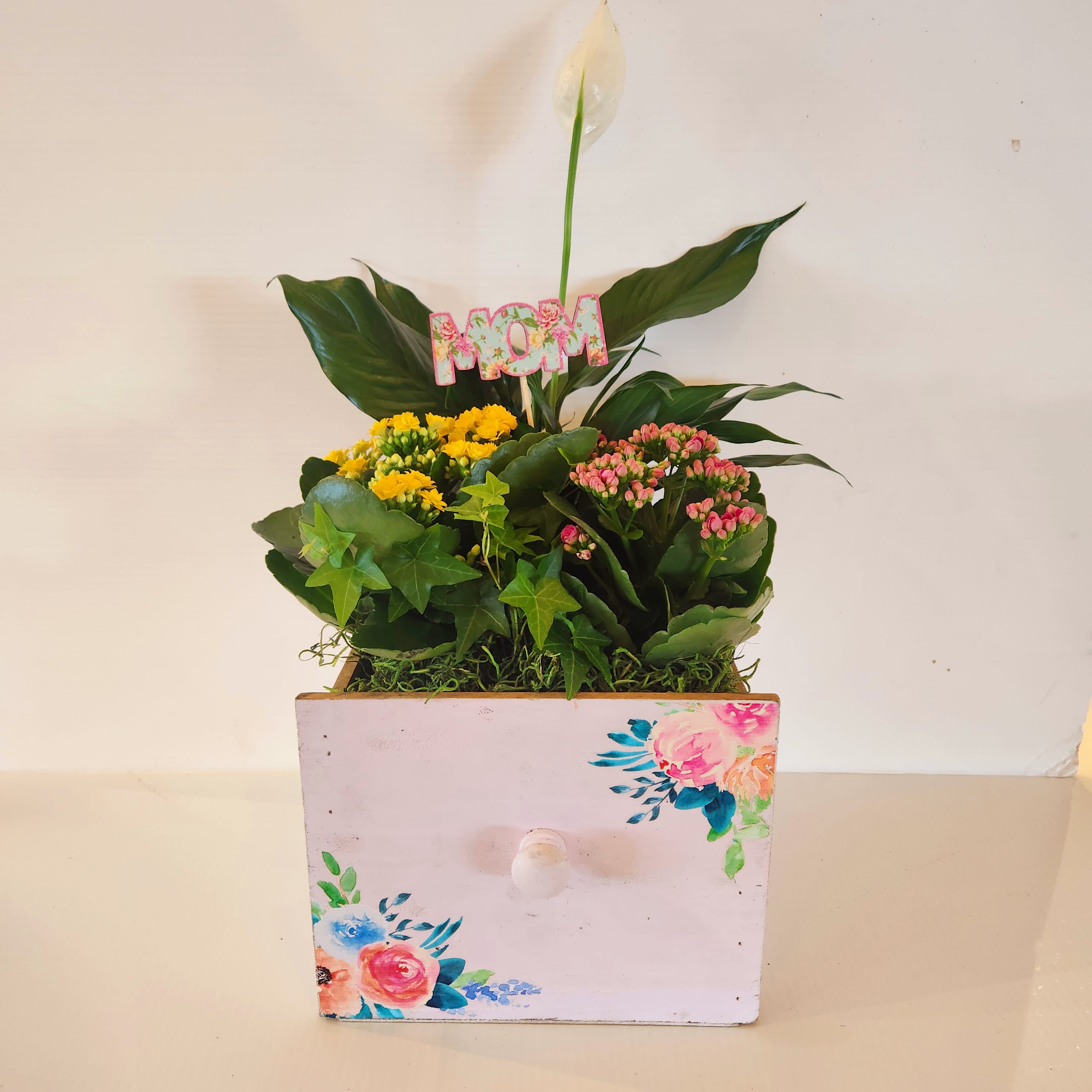 Floral drawer planter lg