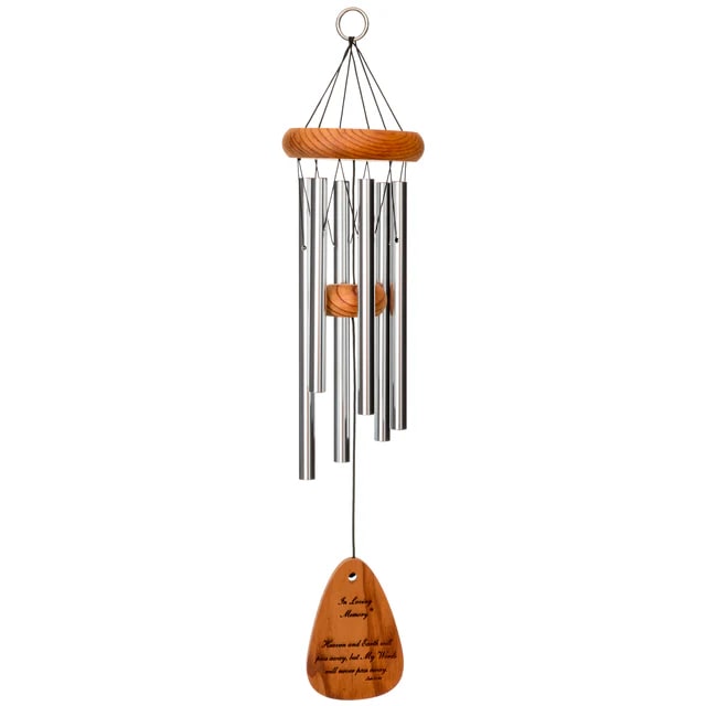 Wind River Wind Chime 24 Silver Psalm 23. An arrangement by Petals and Co..