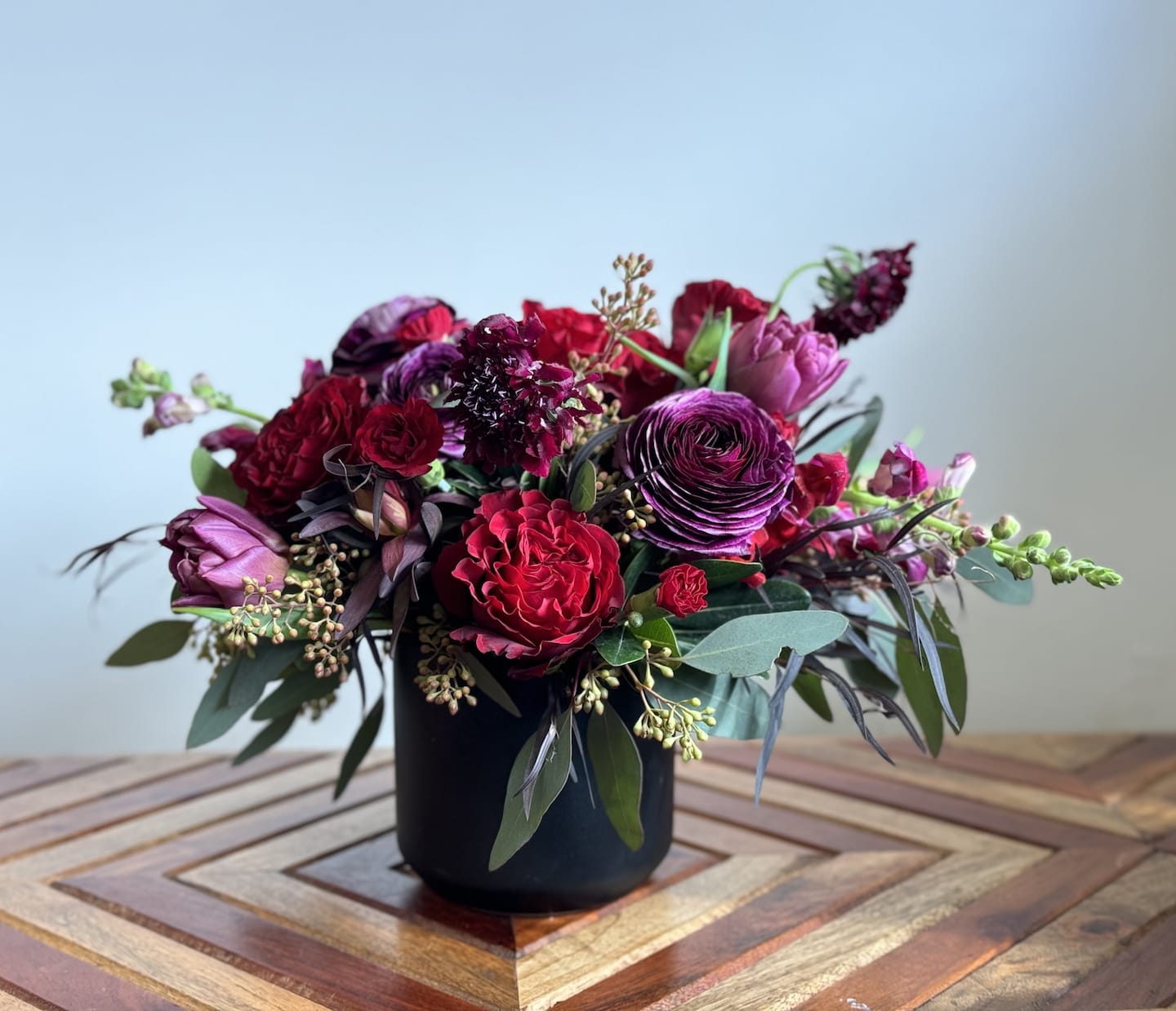 Moody Romance. An arrangement by The Floral Studio.