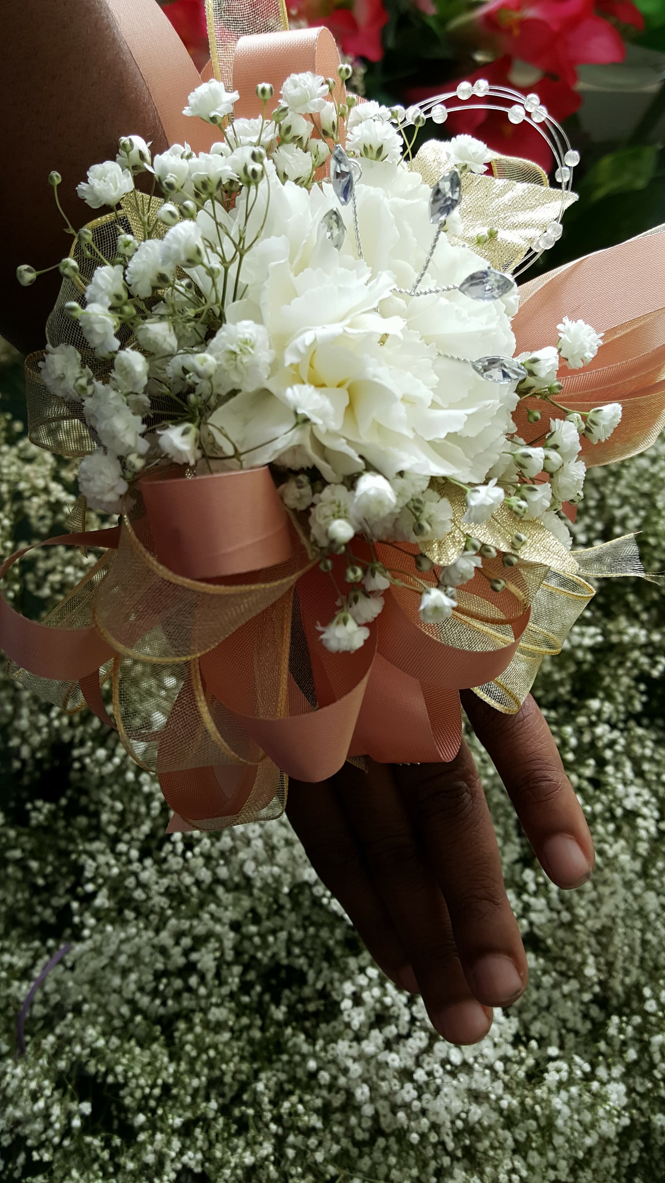Pure Elegance Carnation Corsage Pure Elegance Carnation Corsage
