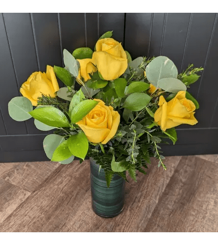DELUXE YELLOW ROSES (HALF DOZEN TO 1.5 DOZEN) DELUXE YELLOW ROSES (HALF DOZEN TO 1.5 DOZEN)