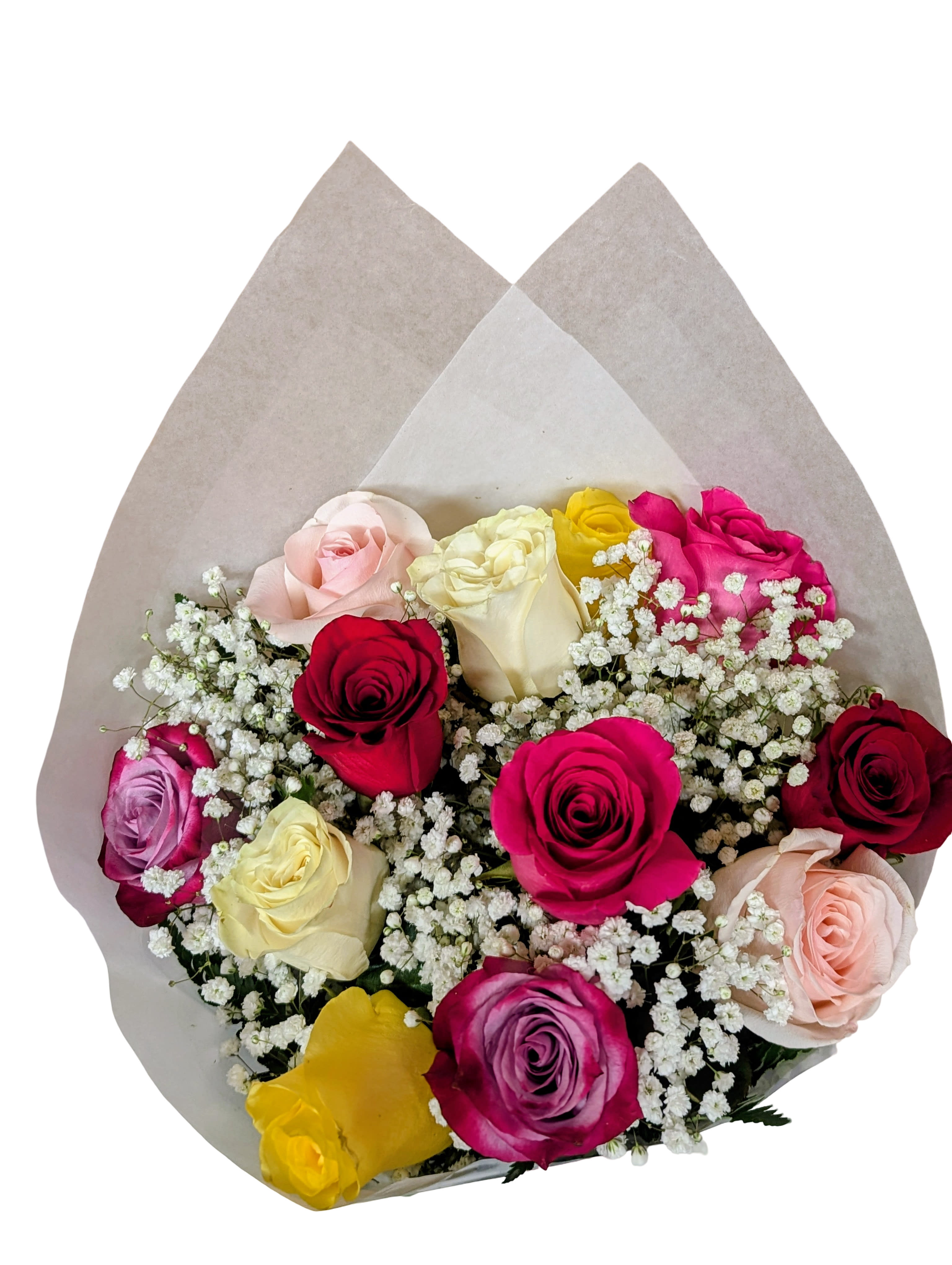 Color Me Love Bouquet. An arrangement by Creations de Belle.