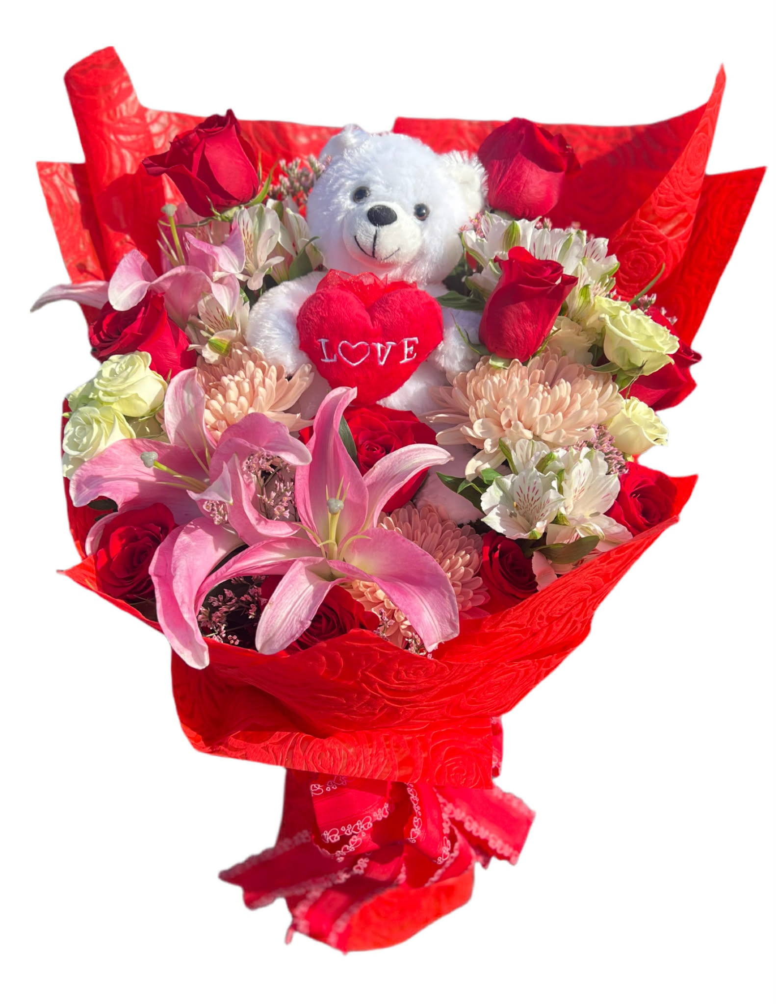Be Mine Eternal Bloom Bouquet. An arrangement by Flowers by Peter.
