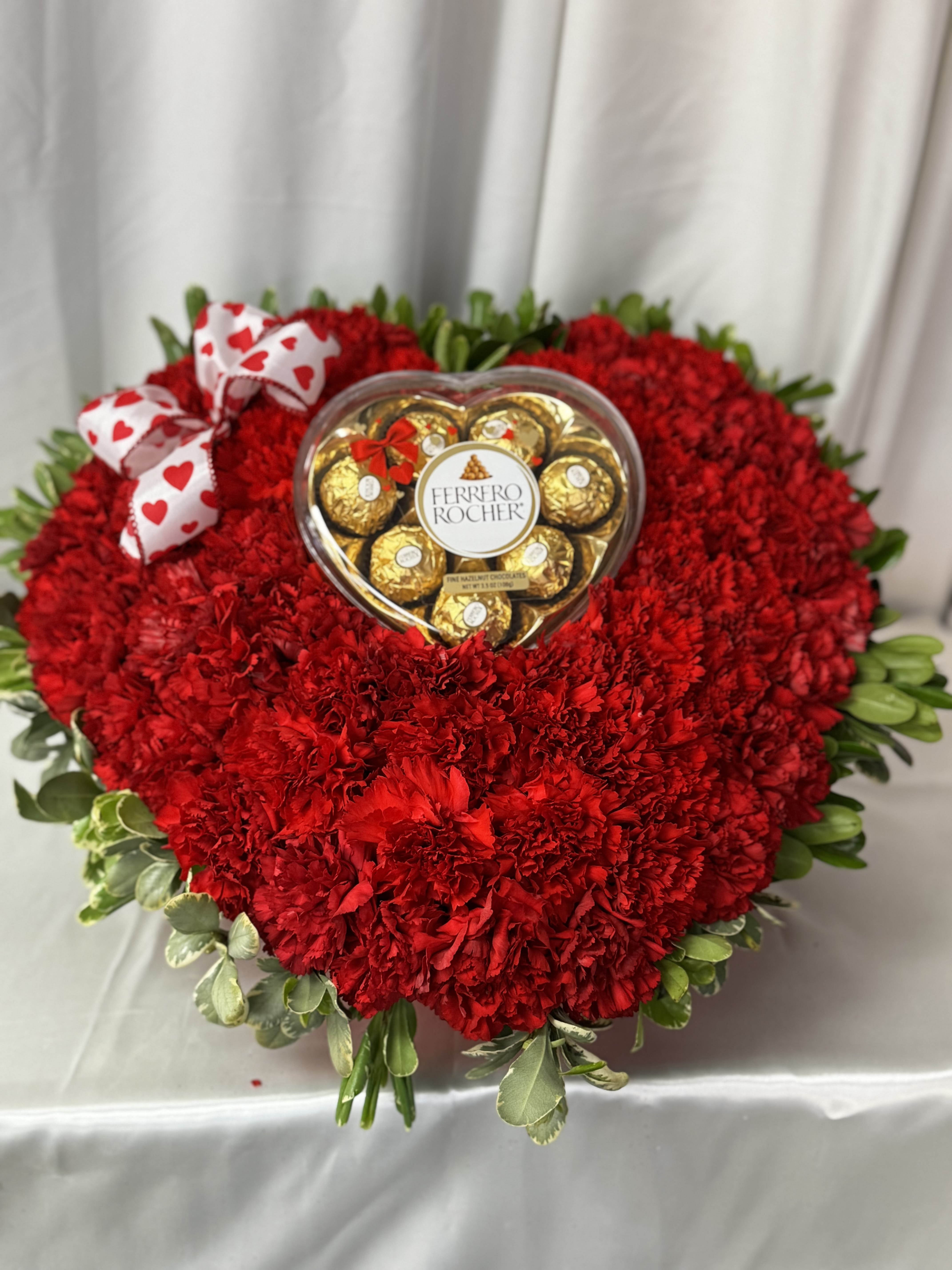 HEART OF LOVE 26. An arrangement by M's Flowers.