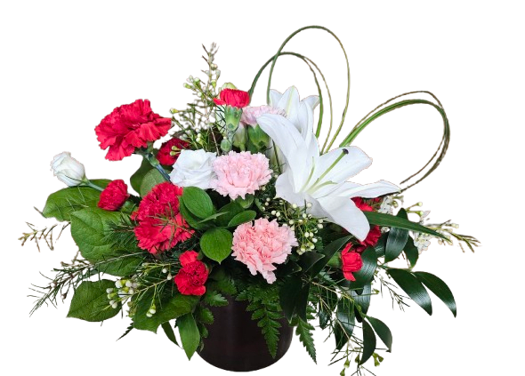 Sweet Embrace Blooms. An arrangement by Harriet's Flower and Gift Shop.