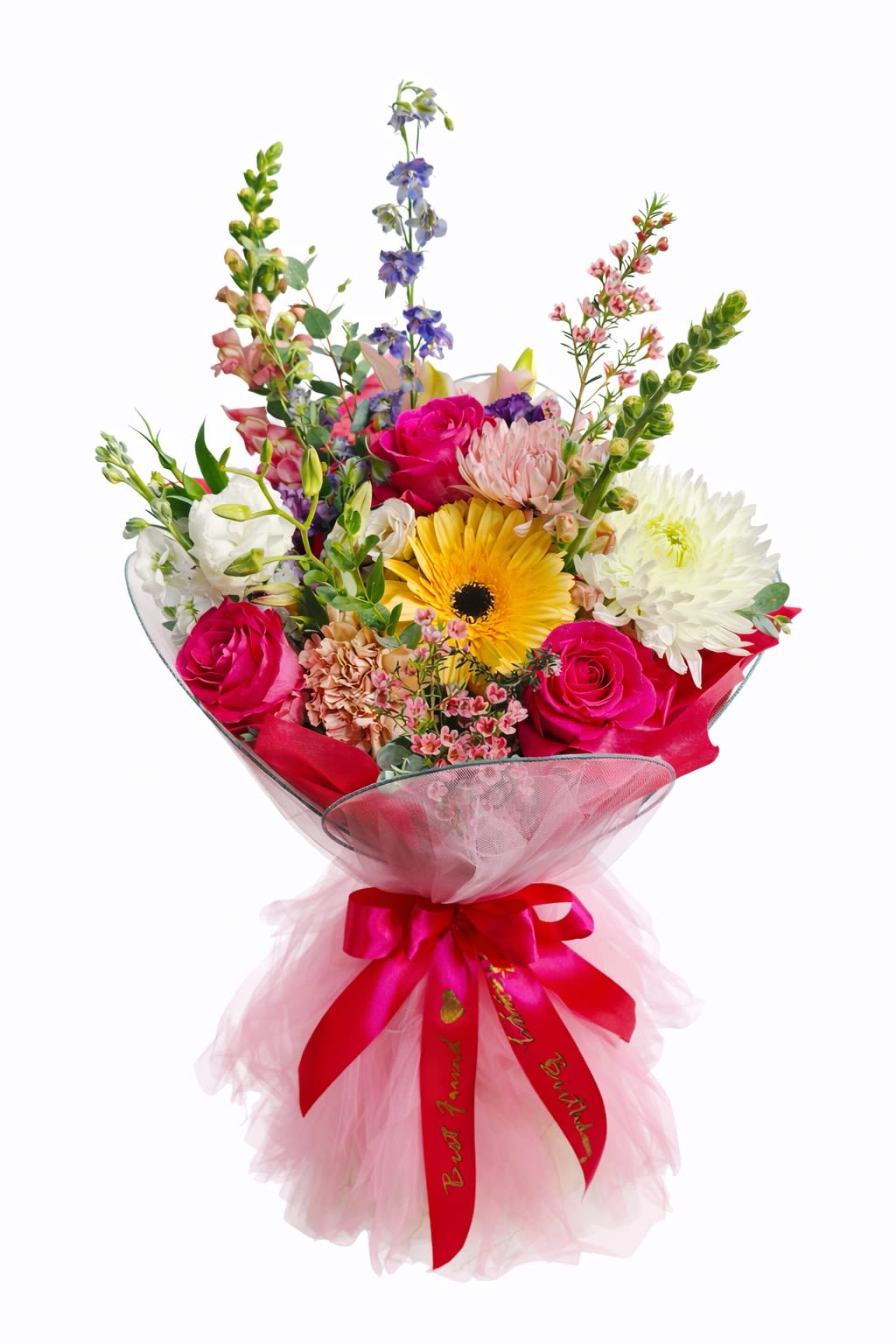Radiant Rose Garden Mix. An arrangement by Geni's Florist and Gifts.