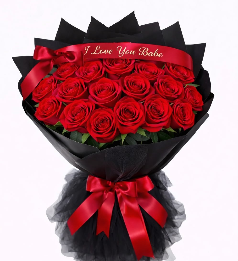 Roses Passionate Romance. An arrangement by Geni's Florist and Gifts.