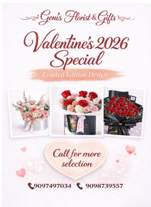 Valentine's Special. An arrangement by Geni's Florist and Gifts.