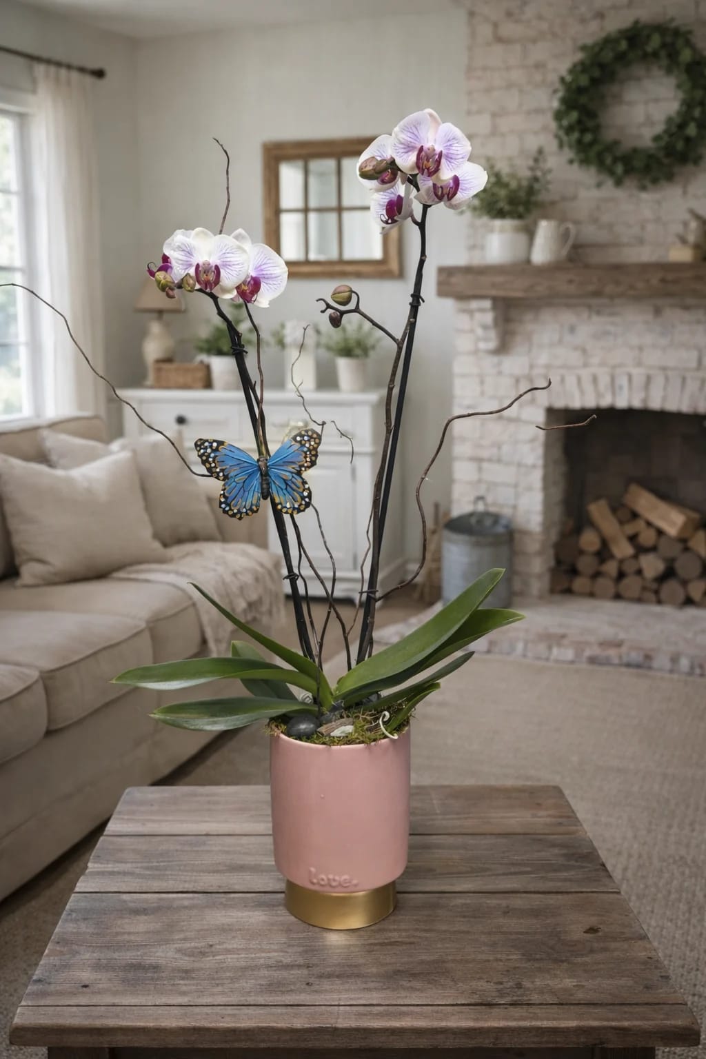 Flutter and Bloom Orchid. An arrangement by Petals and Co..