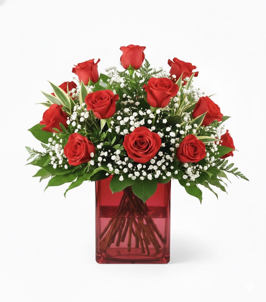 Cupid’s Cube. An arrangement by Flowers by Peter.