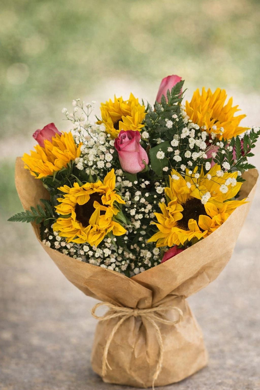 Sunflower Dreams Bouquet. An arrangement by Anderson Flowers.