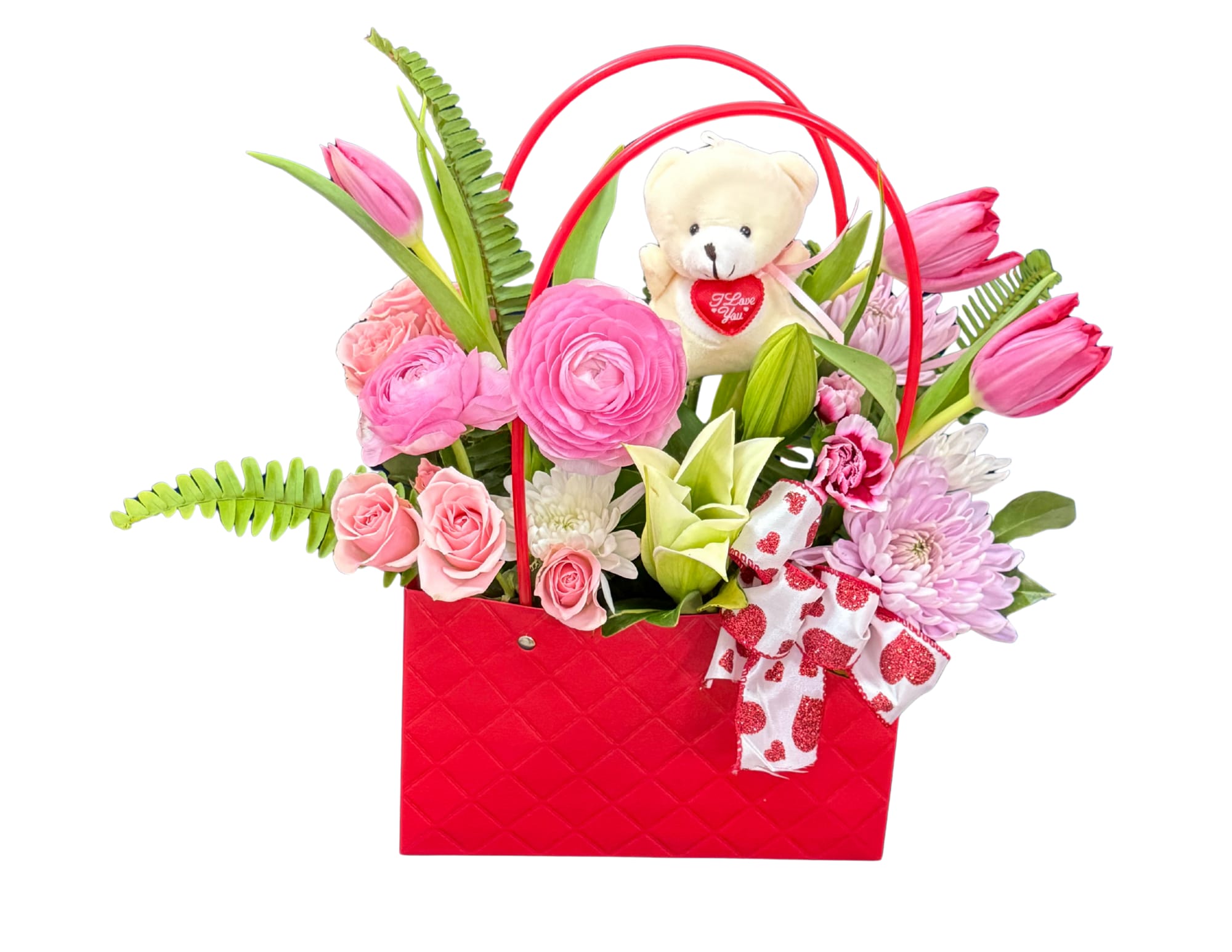 Pink Romance. An arrangement by Sweet Blossoms.