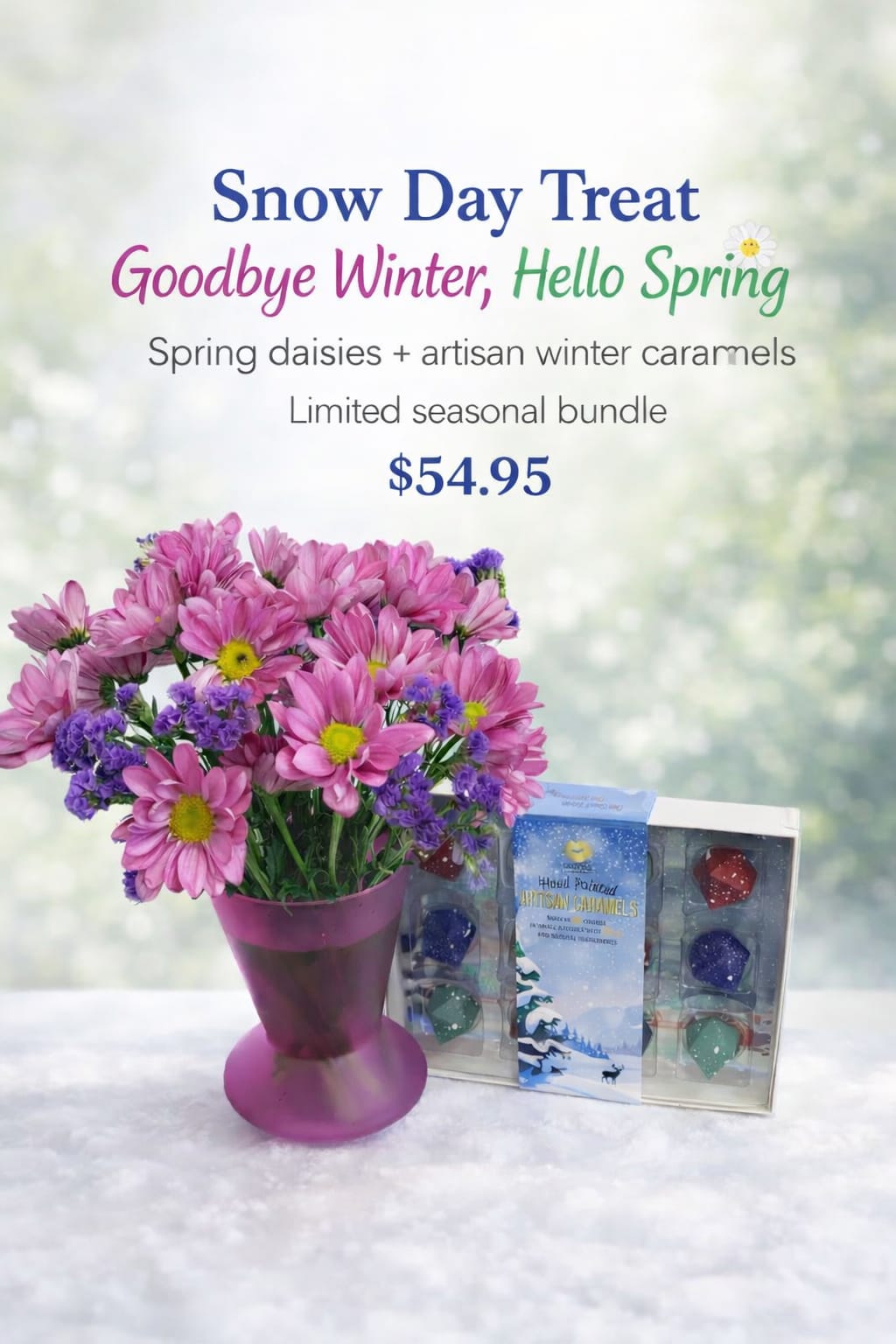Goodbye Winter - Hello Spring Bundle. An arrangement by Anderson Flowers.