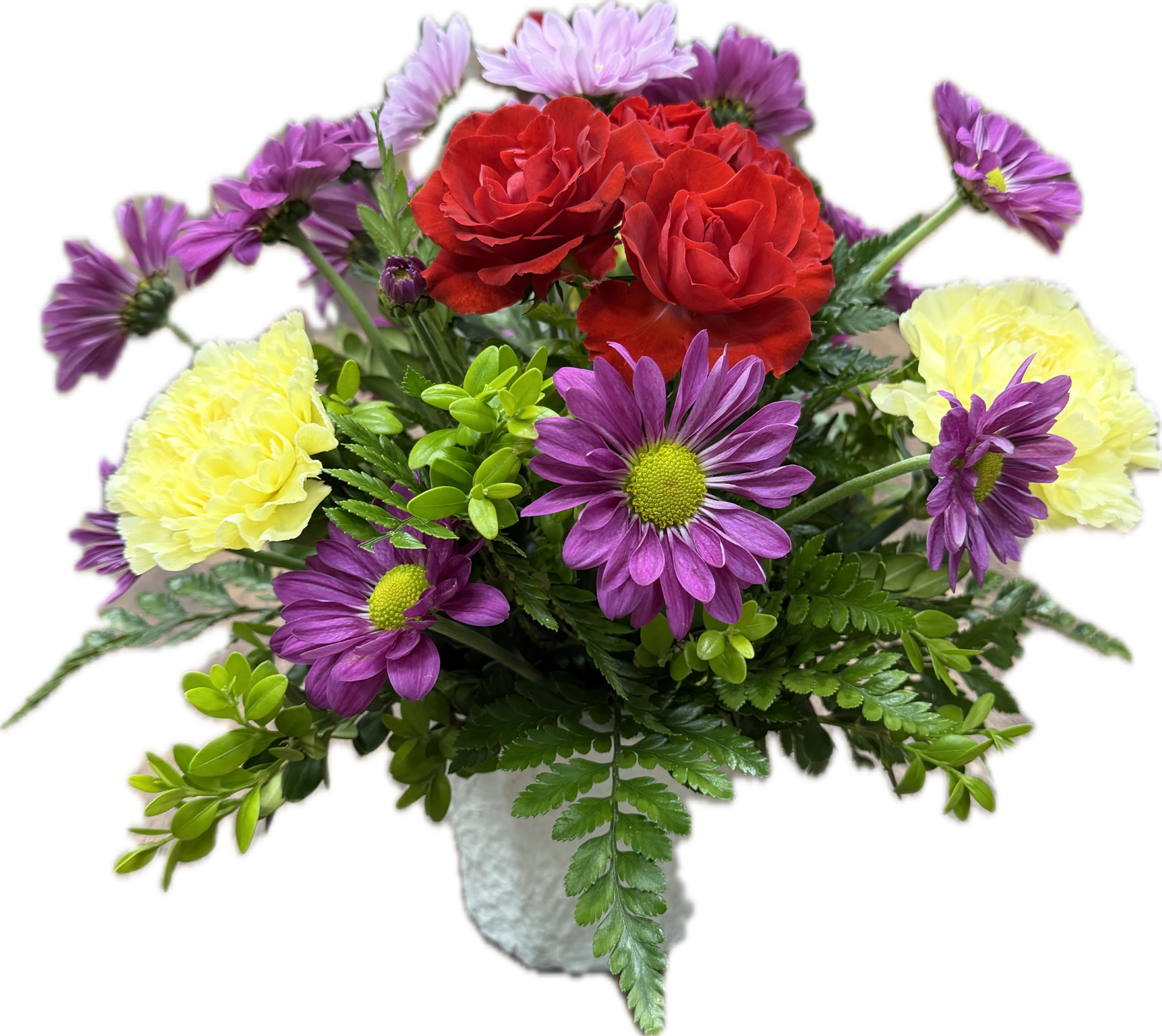 Memorial Placement. An arrangement by Hills Valley Floral.