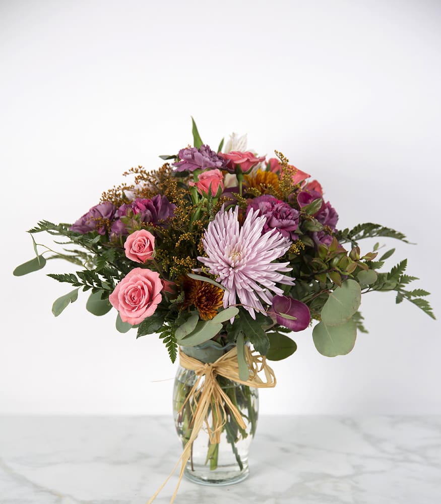 Morning's Dew. An arrangement by North Creek Florist.