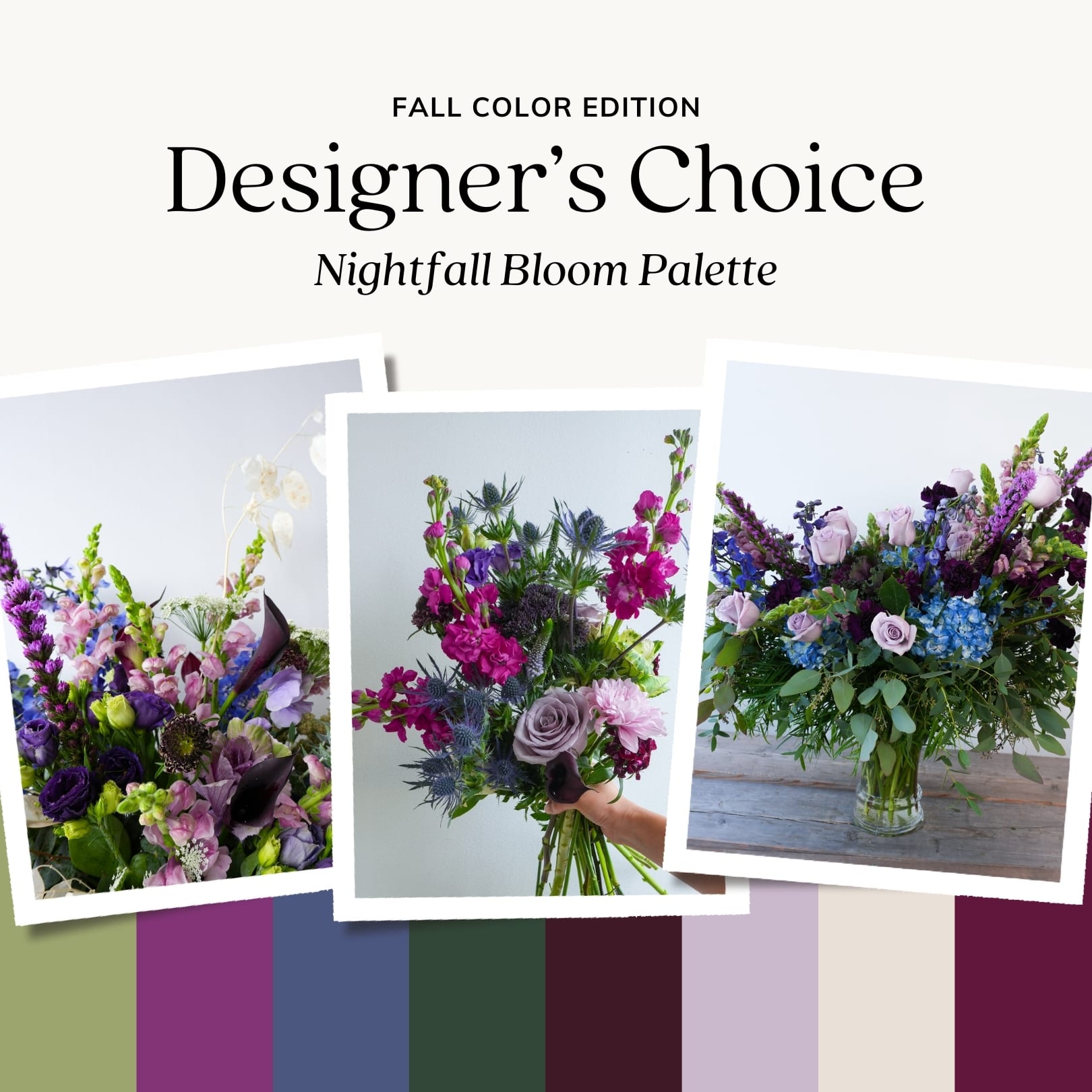 Nightfall Bloom™ Designer's Choice. An arrangement by Floral Lady Design Studio LLC.