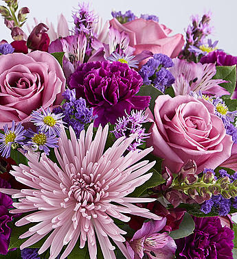 Florist’s Choice Purple Mixed Bouquet