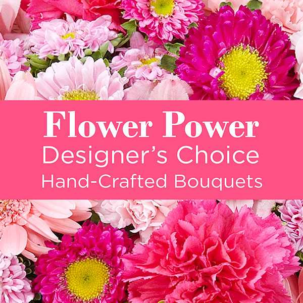 Pink Colors Florist Designed Bouquet. An arrangement by Syd Kemsley Florist.