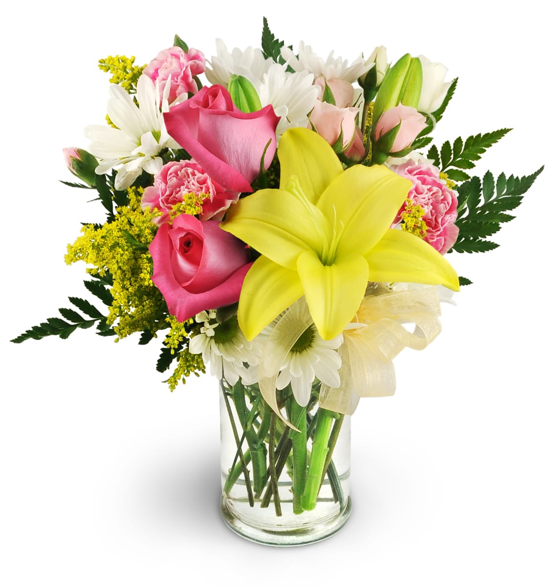 The Prettiest Picture. An arrangement by Country Girl Flowers. Gift them a delightful grouping of Asiatic lilies, pink spray roses,...