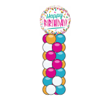 Send Sprinkles Birthday Mini Balloon Column in Winnipeg, MB - Balloon ...