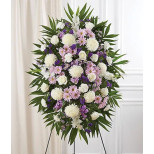Send PURPLE LAVENDER WHITE COMPASSION SPRAY in Waltham, MA - Brasco Florist