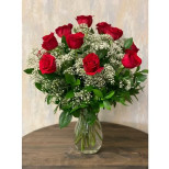 Send Dozen Short Stem Red Roses in Elmira, NY - Floral Fantasy