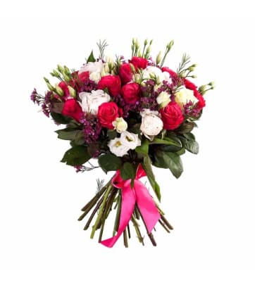 Romantique Rouge/rose/bleu Rose Fleur Bouquet Blocs - Temu Canada