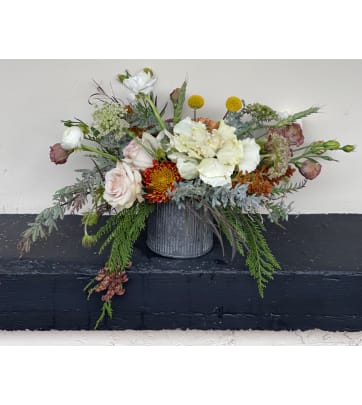 BEST SELLER Farmhouse Style Floral Arrangement Pink Floral