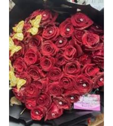 75 Red Roses Butterfly Bouquet – asn flowers llc