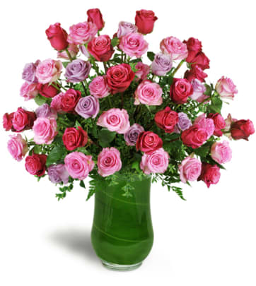 Premium Theatrical Pink Flower Vase