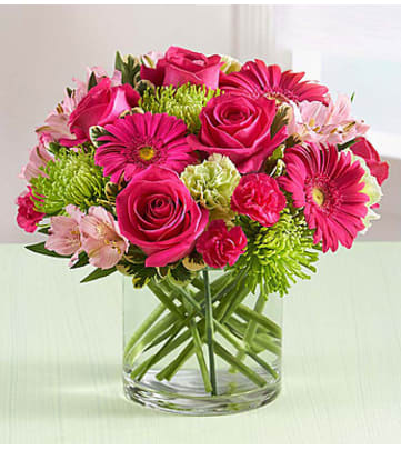 Fresh Pink Flower Delivery in The City of Happy Homes, Mt Vernon