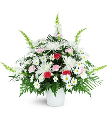 Fresh Flowers For A Funeral Service In