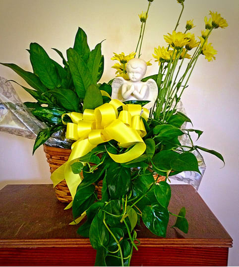 Desktop Plant. An arrangement by Jenilyn's Creations.