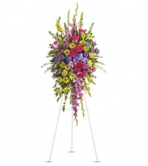 Bright and Beautiful Spray - by Jennifer's Flowers