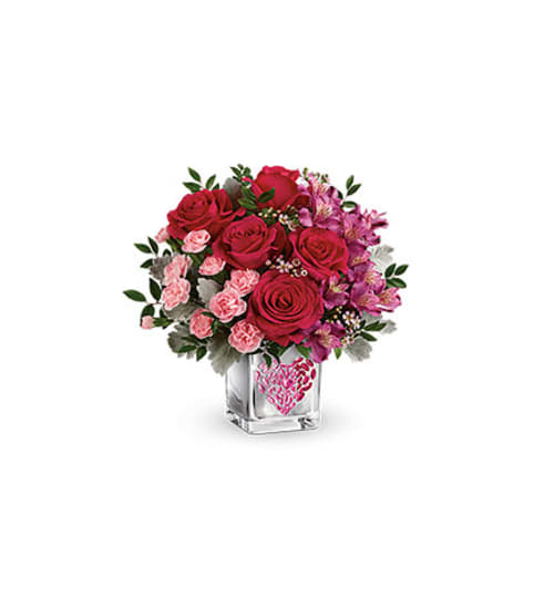 young at heart. An arrangement by Spring Branch Florist.