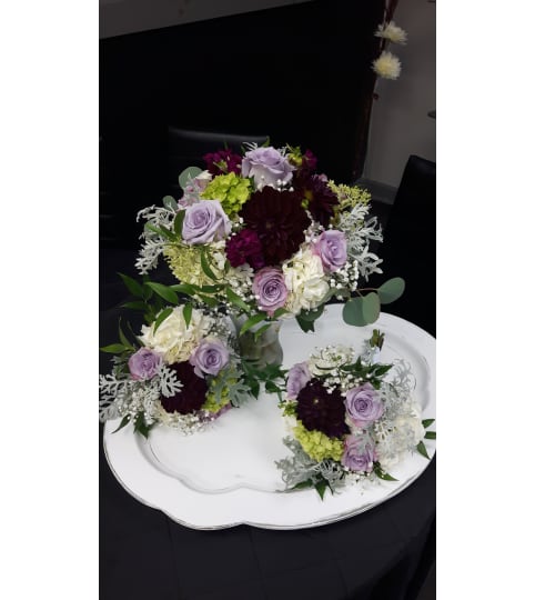 Purple beauty bridal