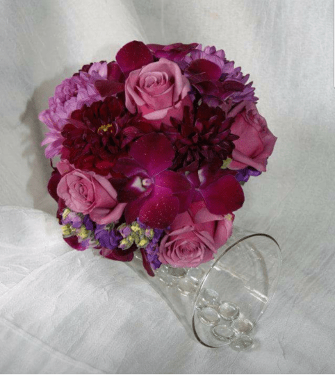 Purple Passion Wedding Bouquet