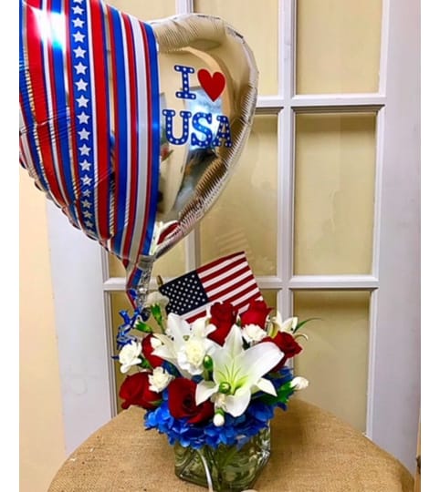 Freedom Bouquet. An arrangement by Flowers of Jacksonville.