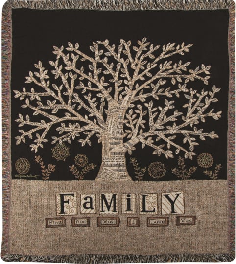 Tapestry Throw - Family