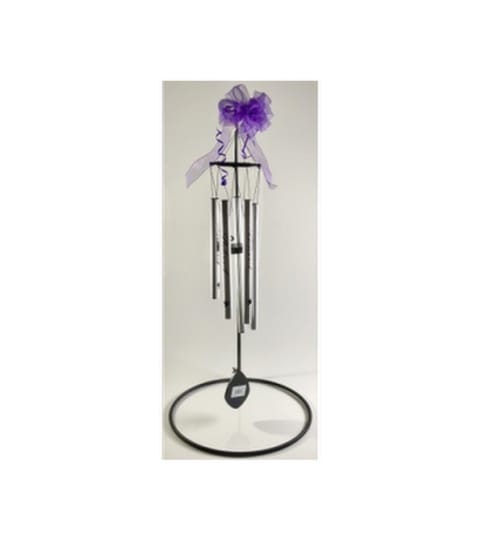 Serenity Prayer Wind Chime. An arrangement by J.D. Ballantine's Flowers and Gifts.