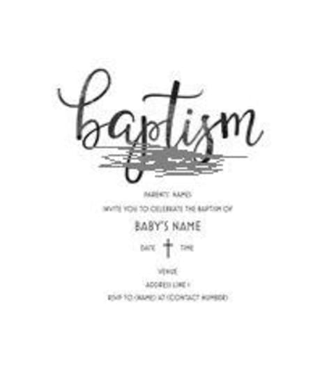 baptism