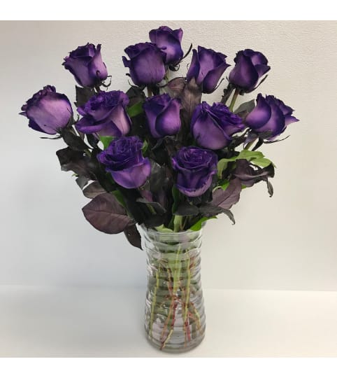 CLASSIC PURPLE ROSES