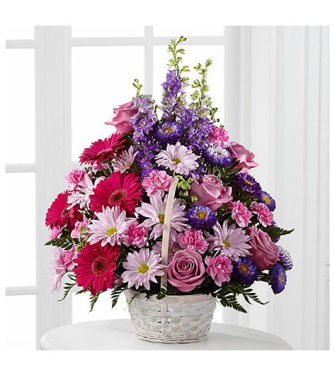 PASTEL PEACE PRAYER. An arrangement by J.D. Ballantine's Flowers and Gifts.