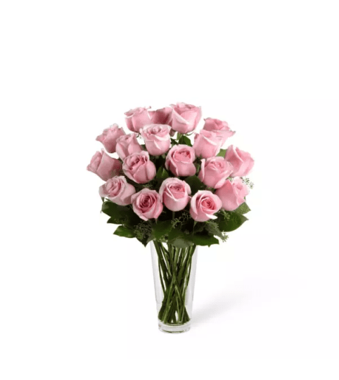 The Pastel Pink Rose Bouquet by FTD Flowers. An arrangement by Roma James Gifts.