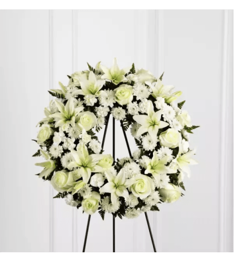 The Treasured Tribute™ Wreath by FTD Flowers