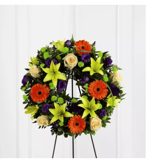 The Radiant Remembrance™ Wreath by FTD Flowers