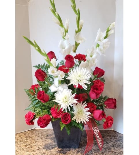 Display of Loving Grace. An arrangement by Zaisers Florist and Greenhouse.