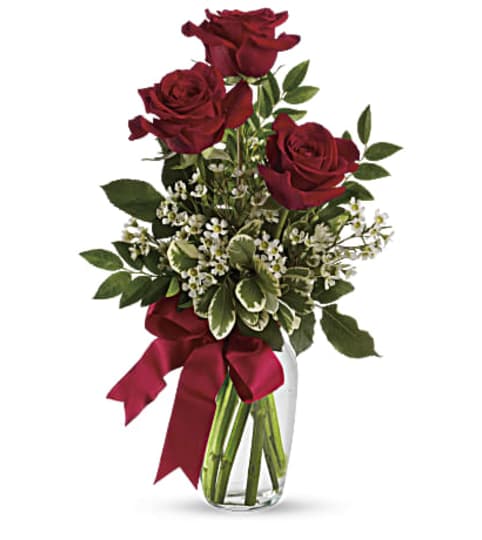 Thought of you Bouquet with Red Roses