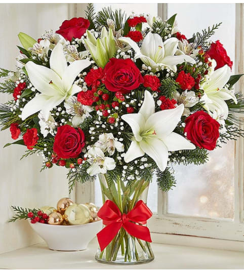 Fields of Europe™ for this Christmas. An arrangement by Butterflies Flower Shop.