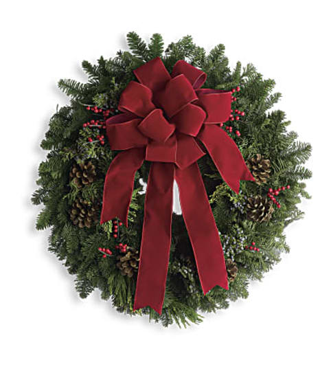 Classic Holiday Wreath - Fresh Pine